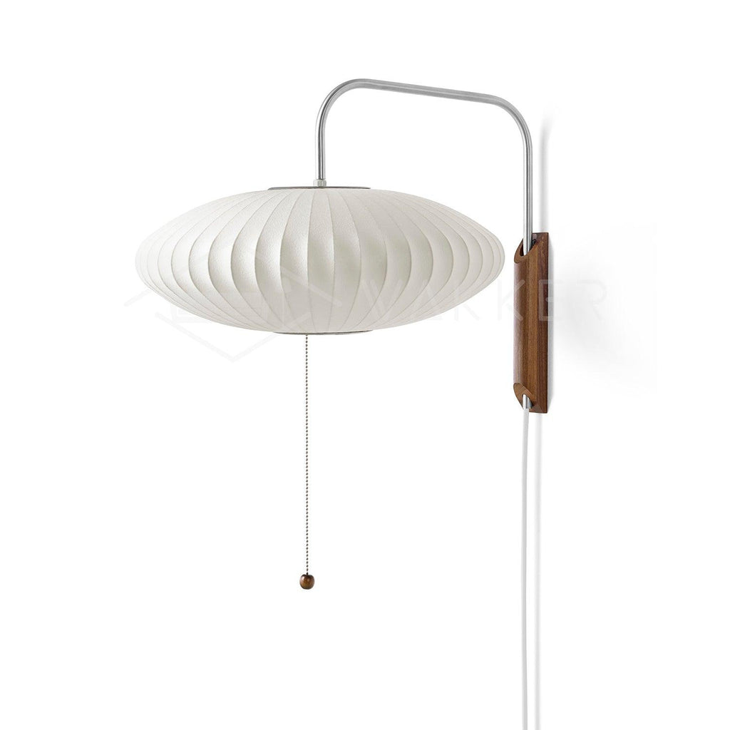 Bubble Ball Wall Light - Dia 26cm x H 36cm Polymer, Plug-In Wall Sconce, detail 36