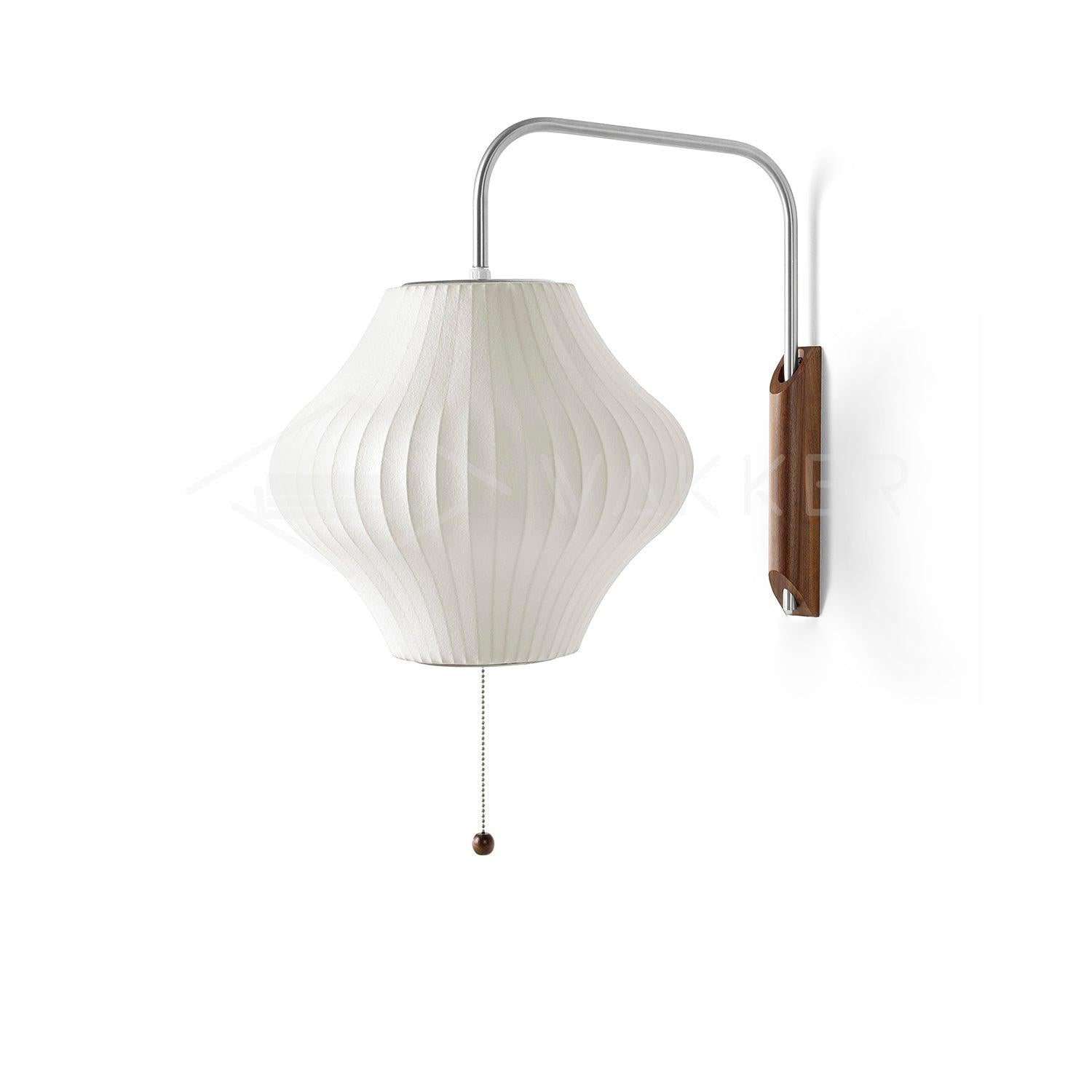 Nelson Bubble Wall Light, Hardwired Wall Sconce, detail 2