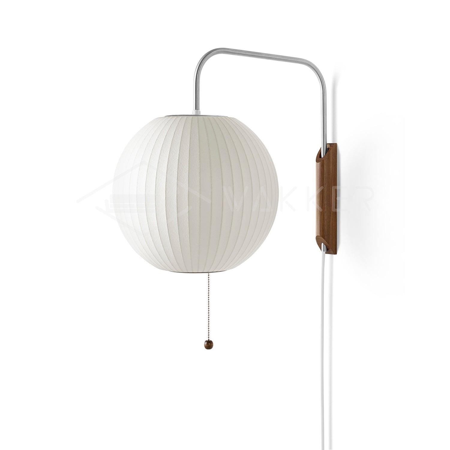 Bubble Ball Wall Light - Dia 26cm x H 36cm Polymer, Plug-In Wall Sconce, detail 35