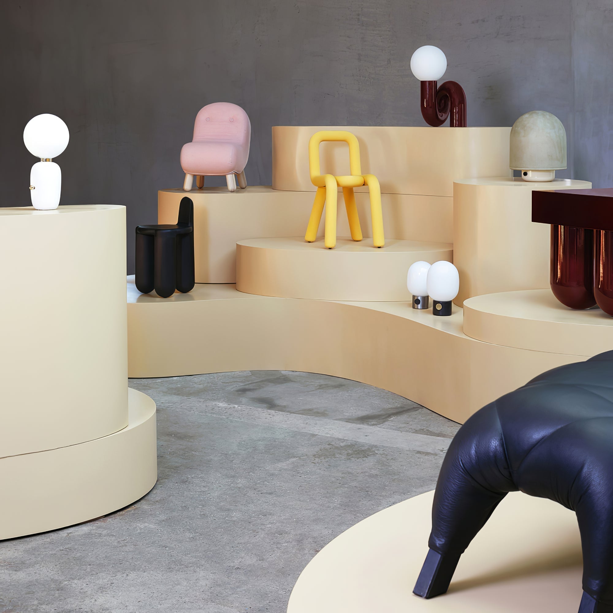 Playful N Shape Table Light, Bedside Table Lamp, detail 48