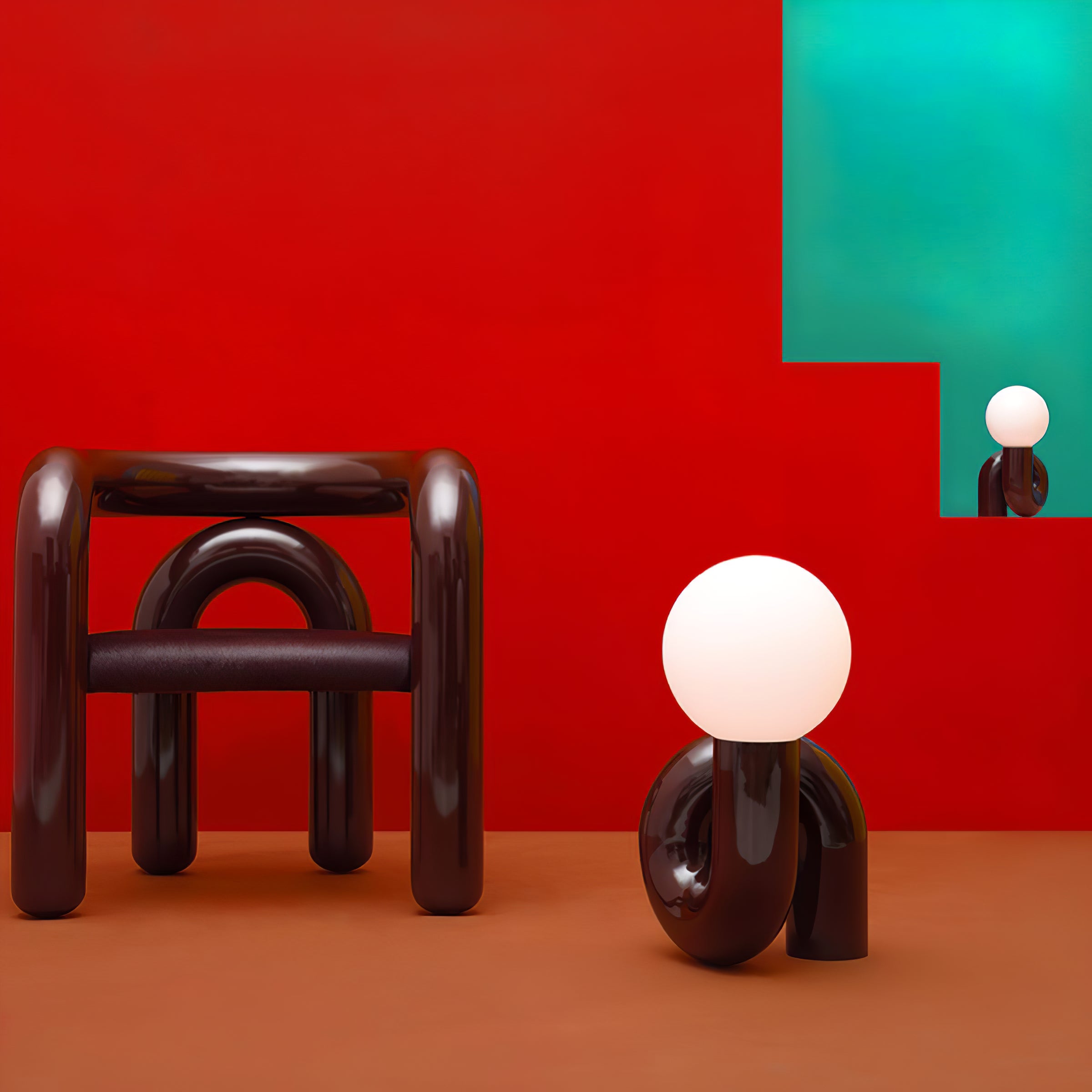 Playful N Shape Table Light, Bedside Table Lamp, detail 59