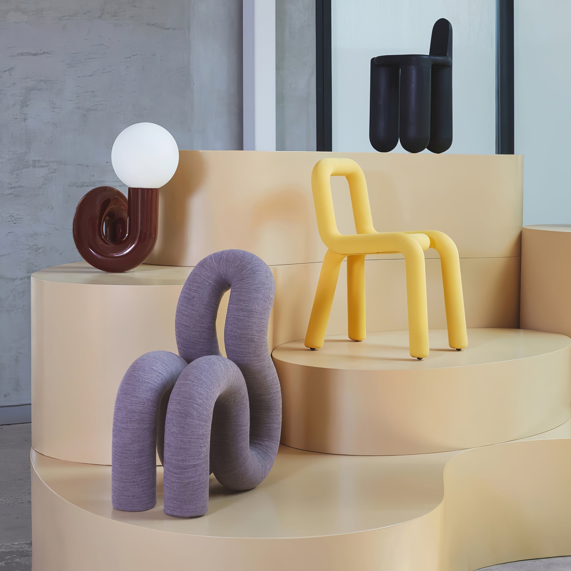 Playful N Shape Table Light, Bedside Table Lamp, detail 62