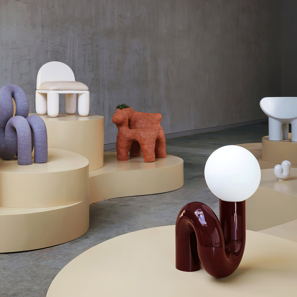 Playful N Shape Table Light, Bedside Table Lamp, detail 43