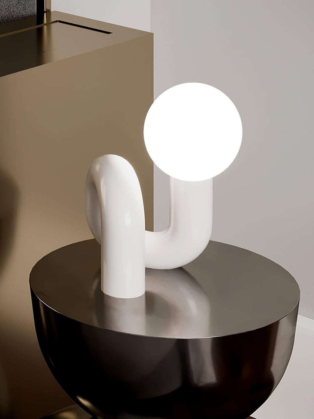 Playful N Shape Table Light, Bedside Table Lamp, detail 13
