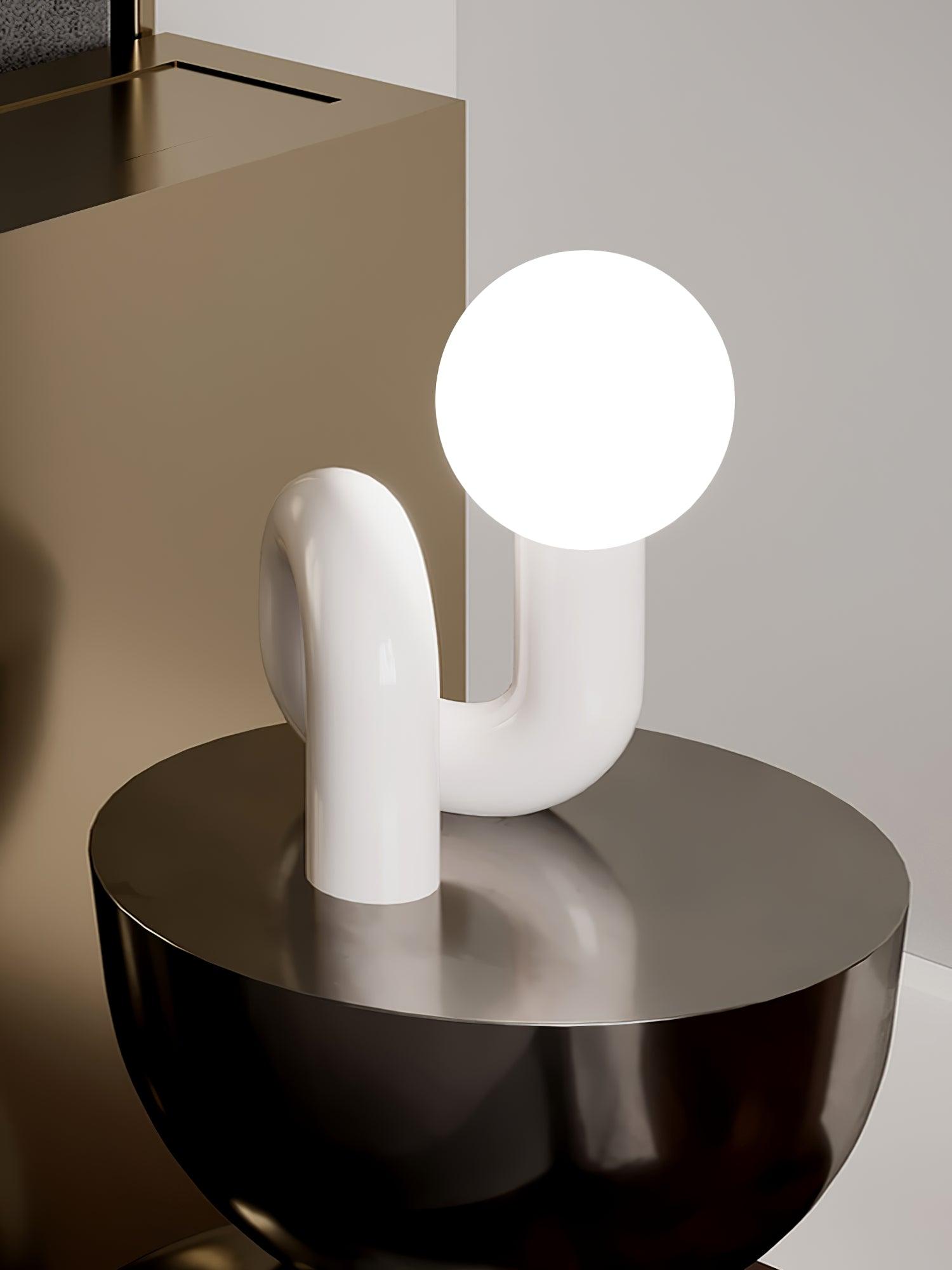Playful N Shape Table Light, Bedside Table Lamp, detail 13