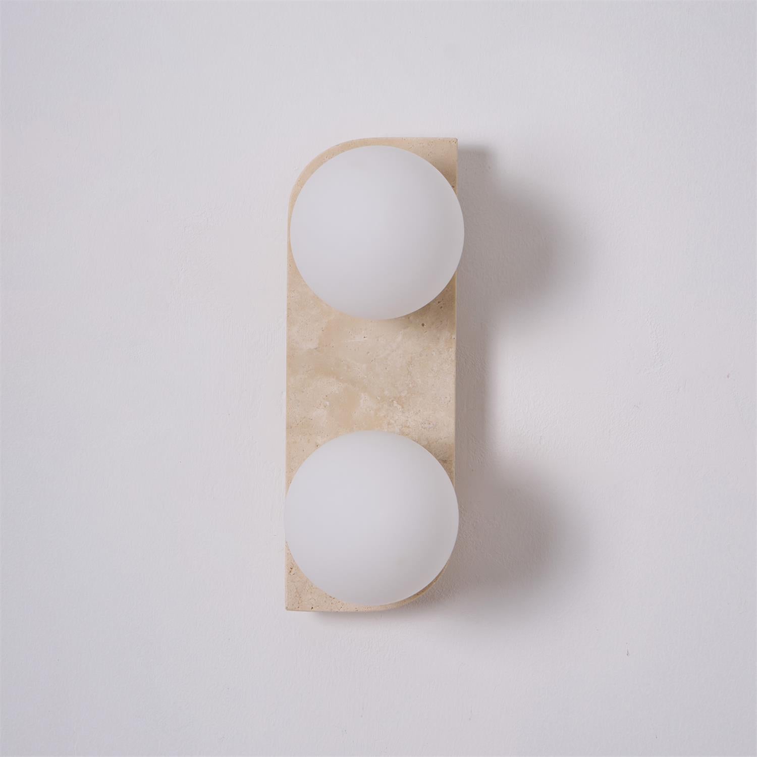 Elysian Travertine Plug-In Wall Light, Plug-In Wall Sconce, detail 67