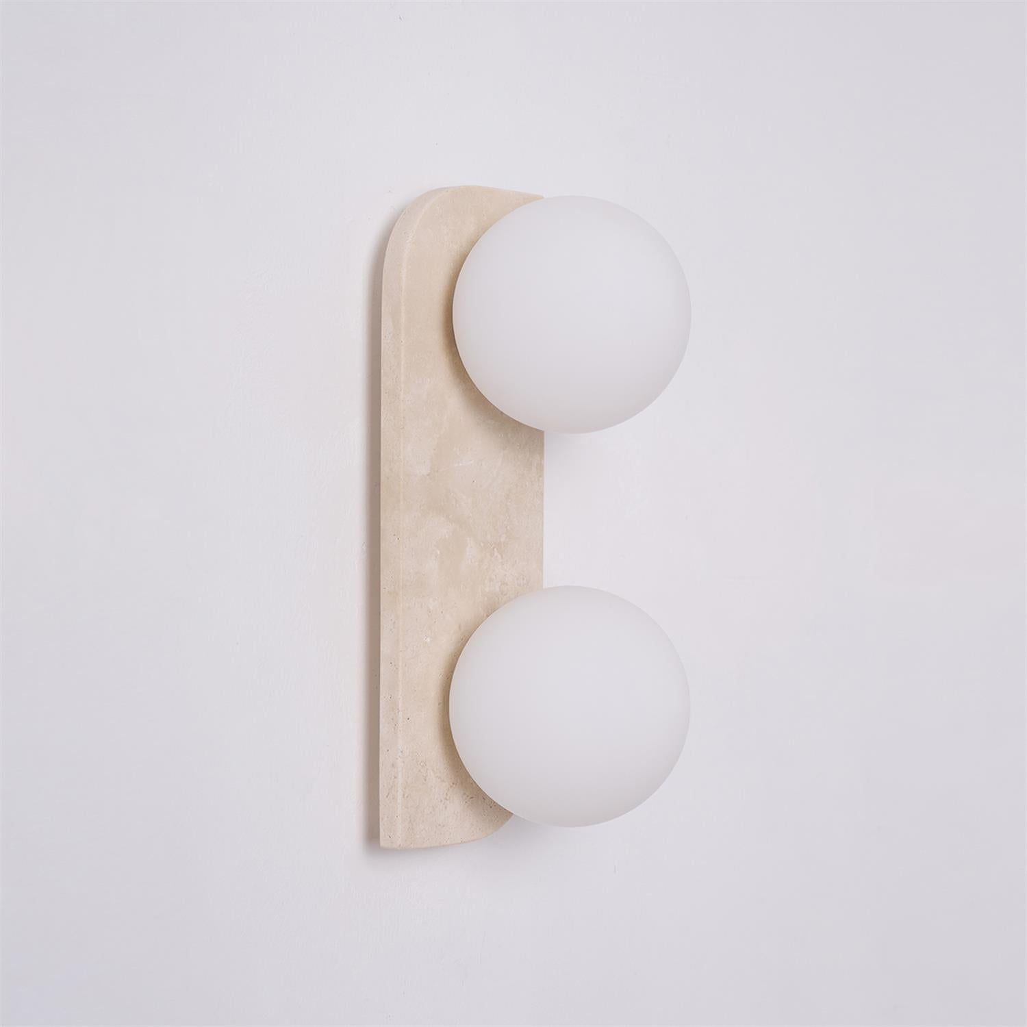 Elysian Travertine Plug-In Wall Light, Plug-In Wall Sconce, detail 68