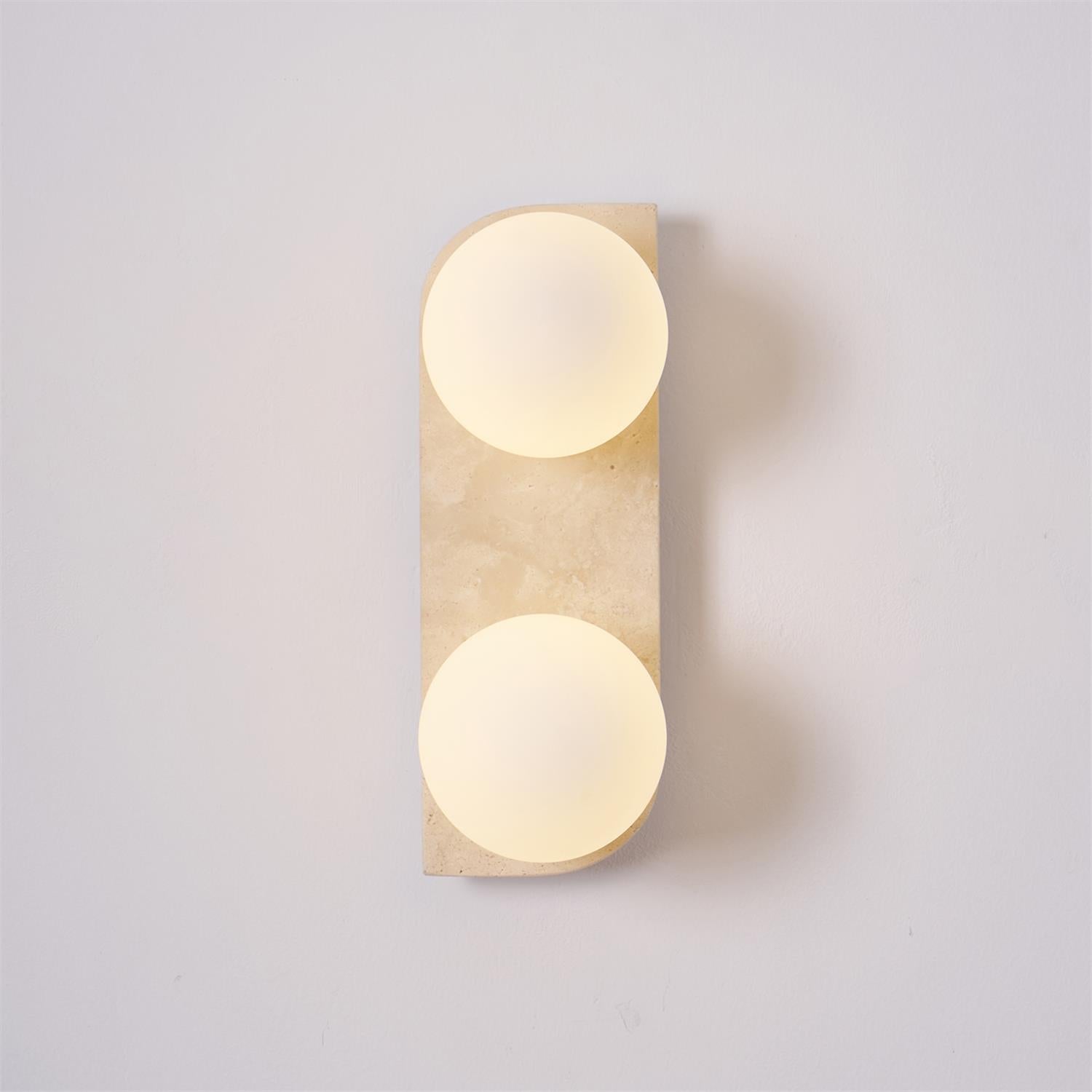 Elysian Travertine Plug-In Wall Light, Plug-In Wall Sconce, detail 69