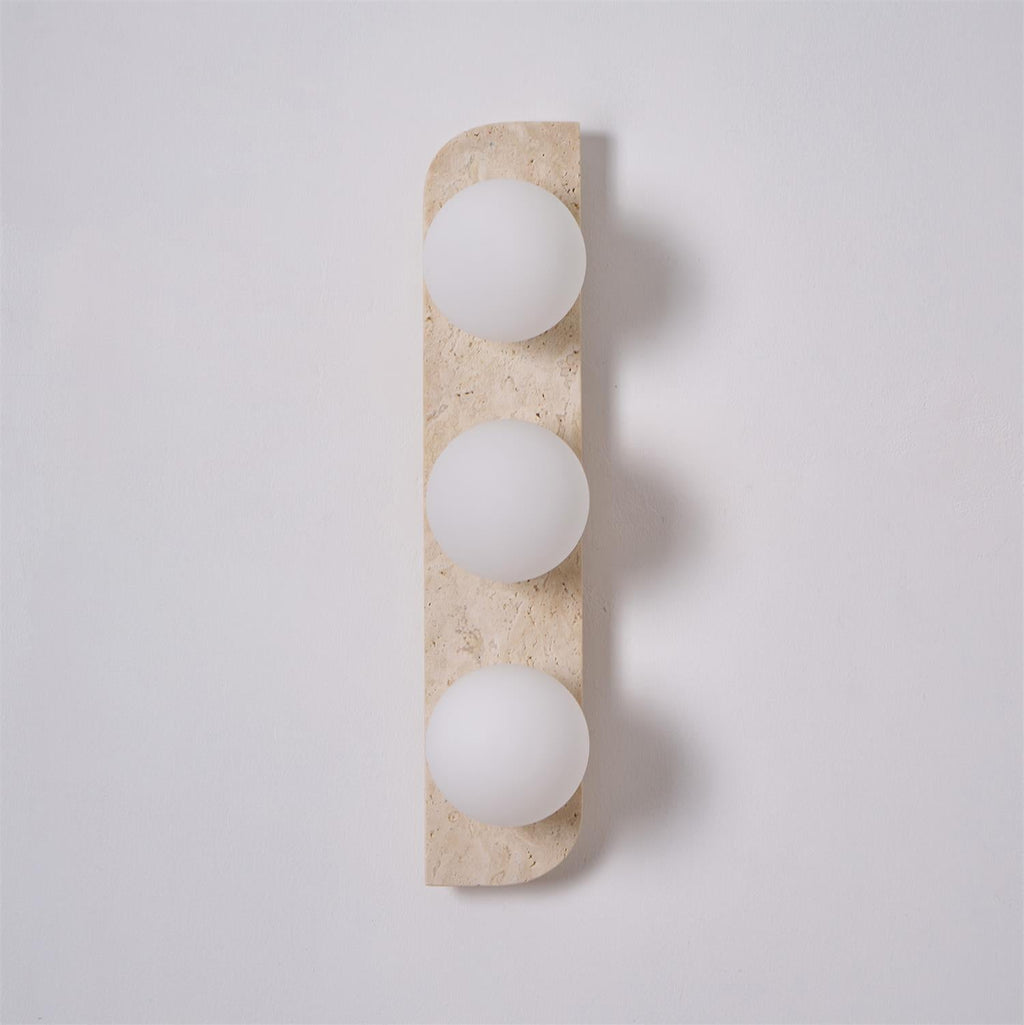 Elysian Travertine Plug-In Wall Light, Plug-In Wall Sconce, detail 64