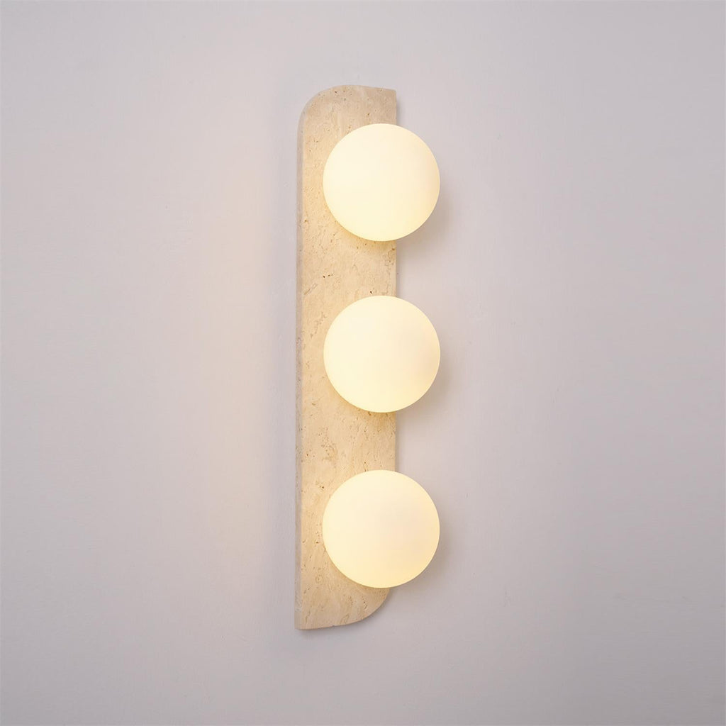 Elysian Travertine Plug-In Wall Light, Plug-In Wall Sconce, detail 66