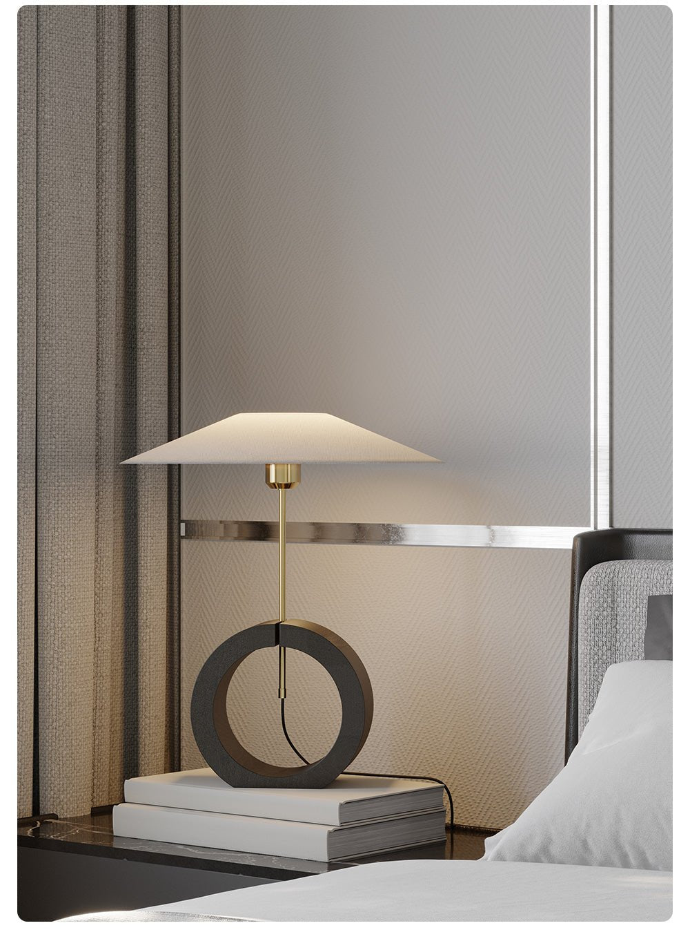 Neris Table Light, Bedside Table Lamp, detail 8