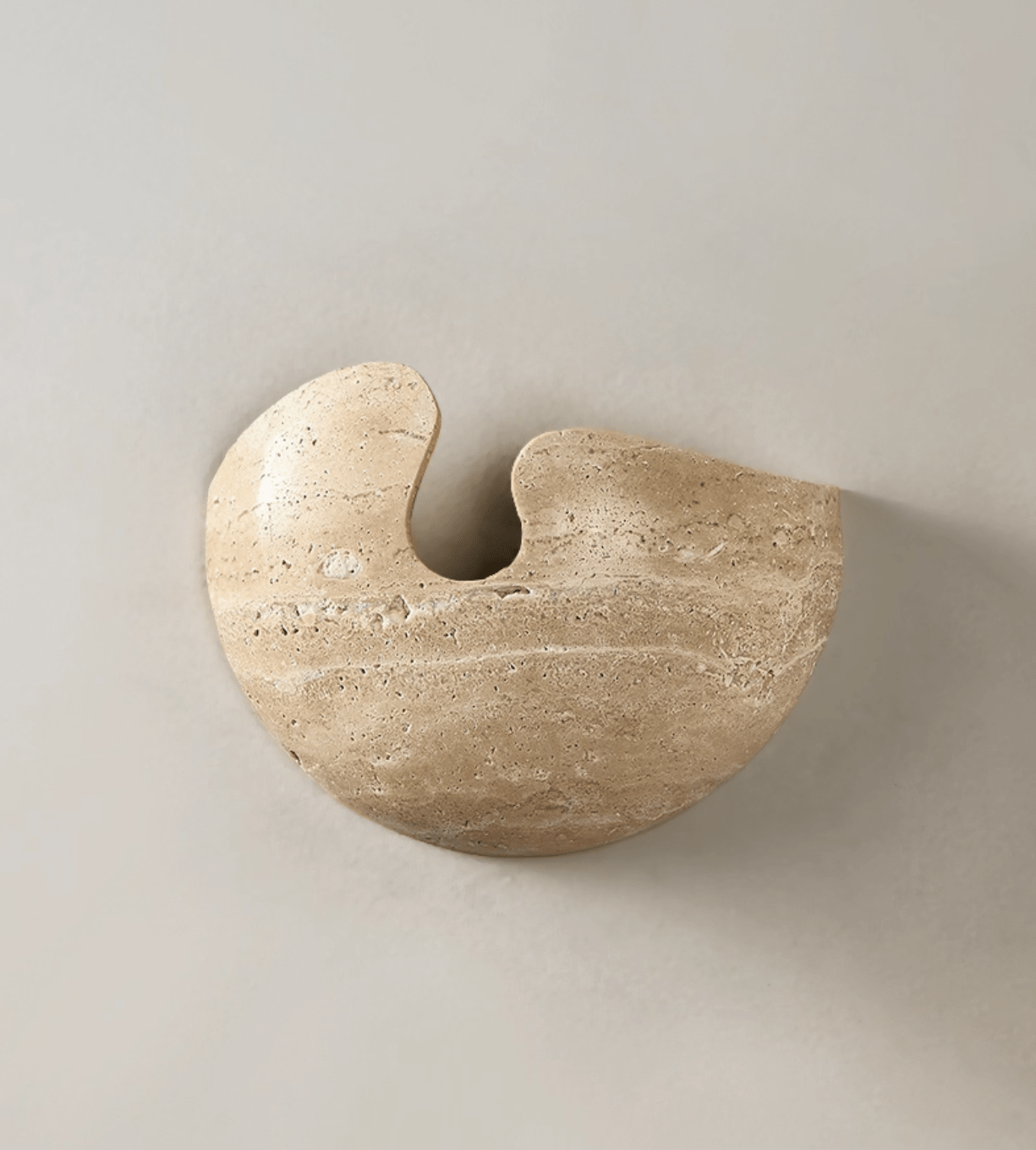 Nesa Stone Wall Light, Hardwired Wall Sconce, detail 6
