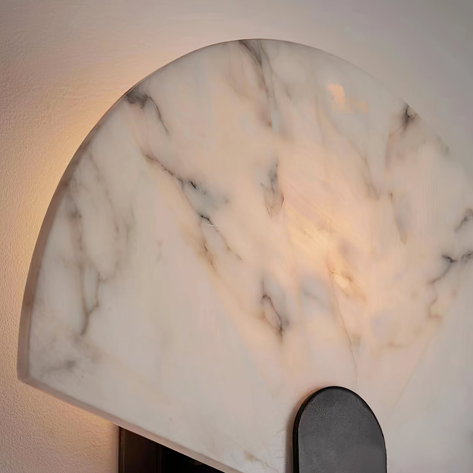 Nevora Alabaster Wall Light, Hardwired Wall Sconce, detail 16
