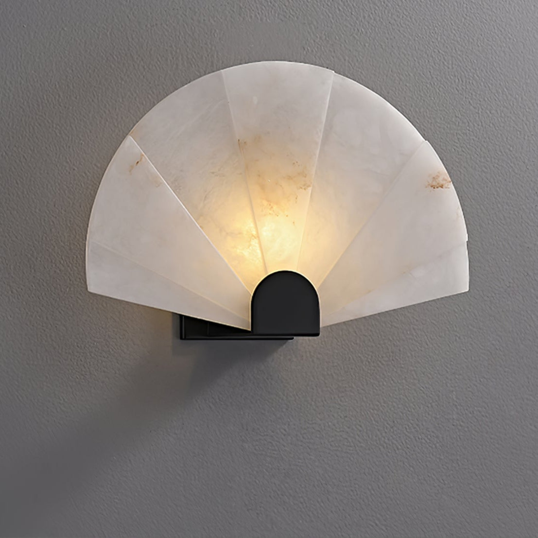 Nevora Alabaster Wall Light, Hardwired Wall Sconce, detail 9