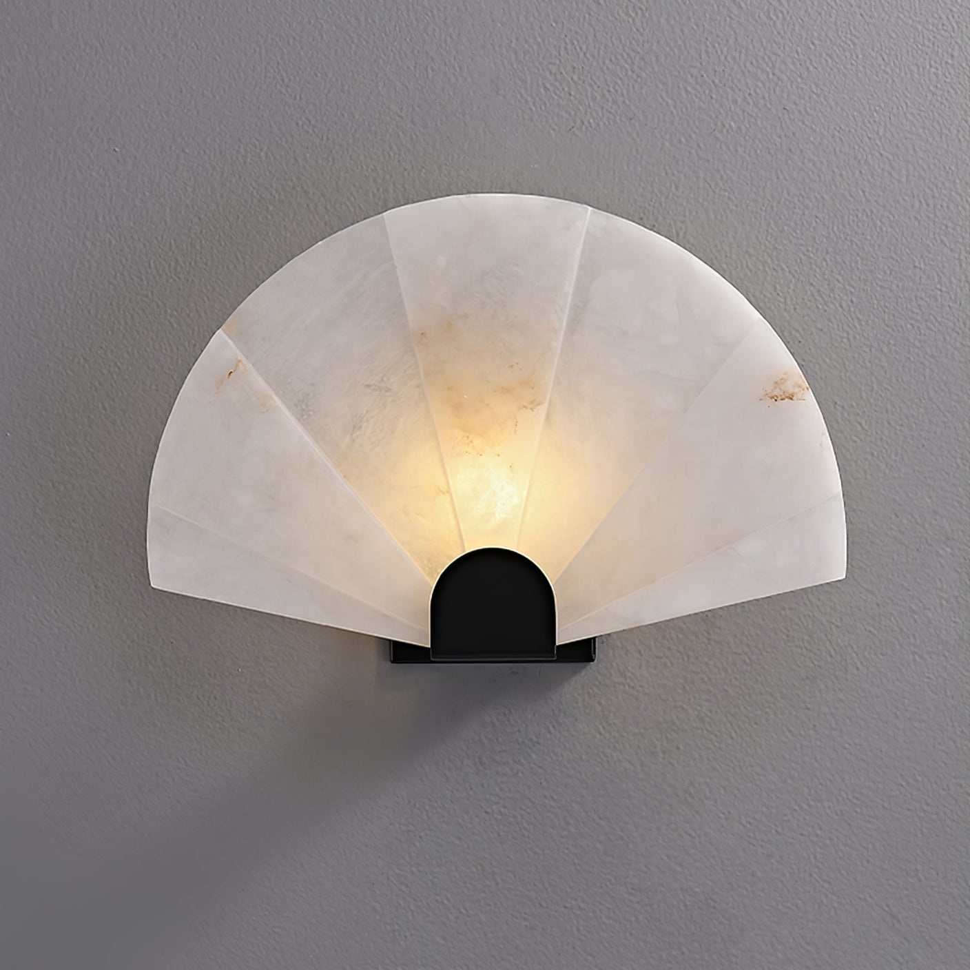 Nevora Alabaster Wall Light, Hardwired Wall Sconce, detail 12