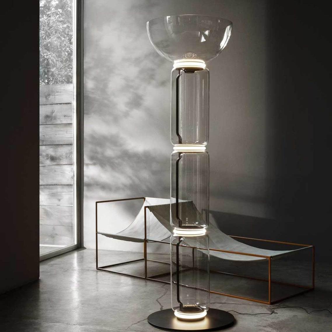 Bamboo Glass Floor Light, Floor Lamp, detail 27