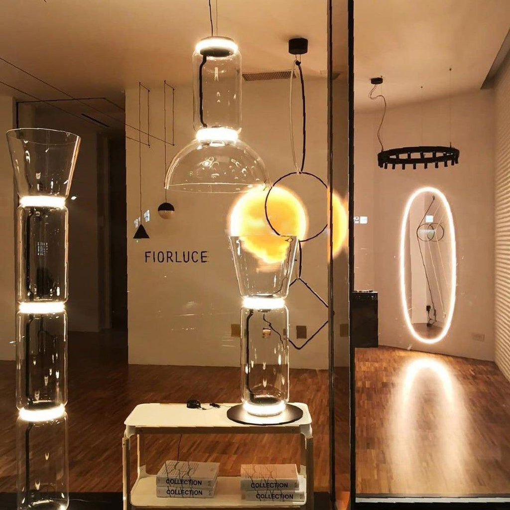 Bamboo Glass Floor Light, Floor Lamp, detail 23