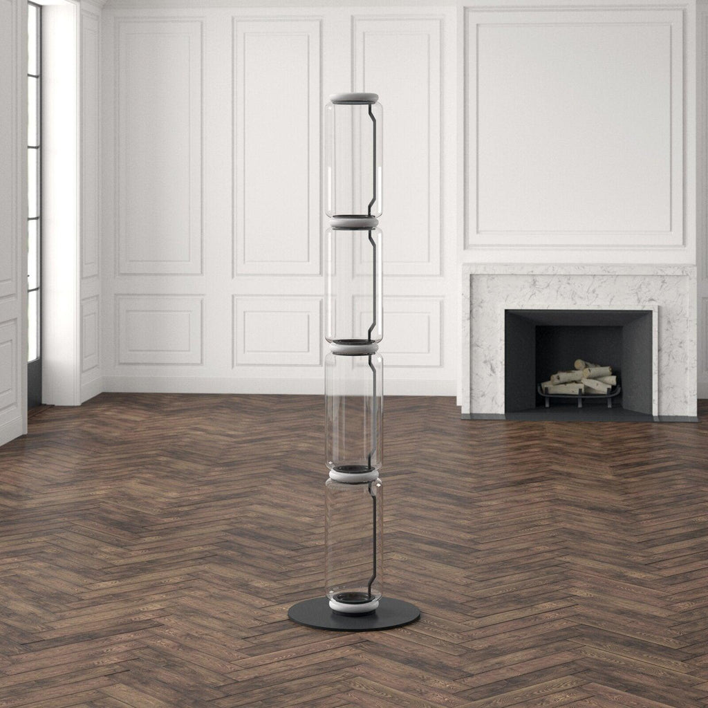 Bamboo Glass Floor Light, Floor Lamp, detail 29