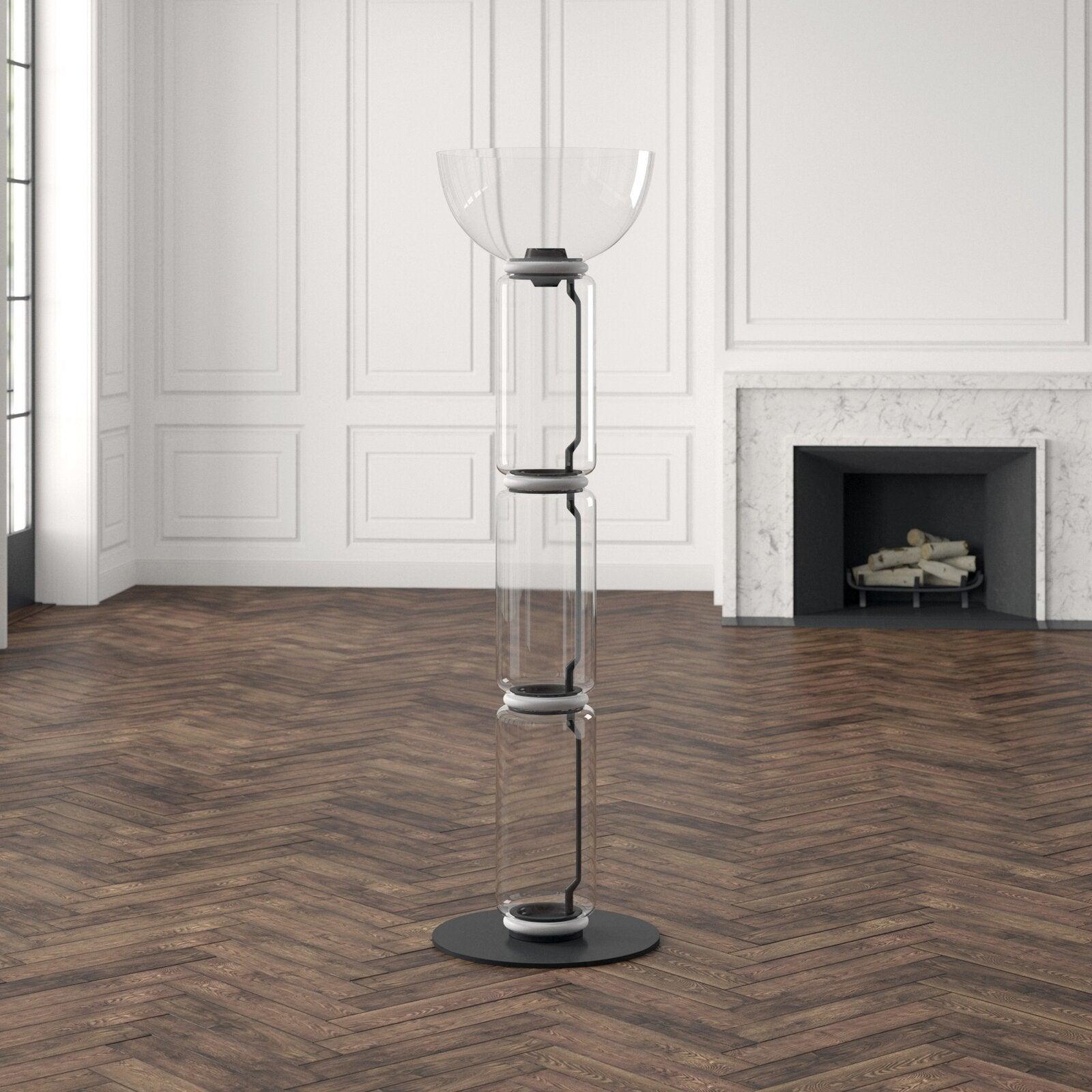 Bamboo Glass Floor Light, Floor Lamp, detail 17