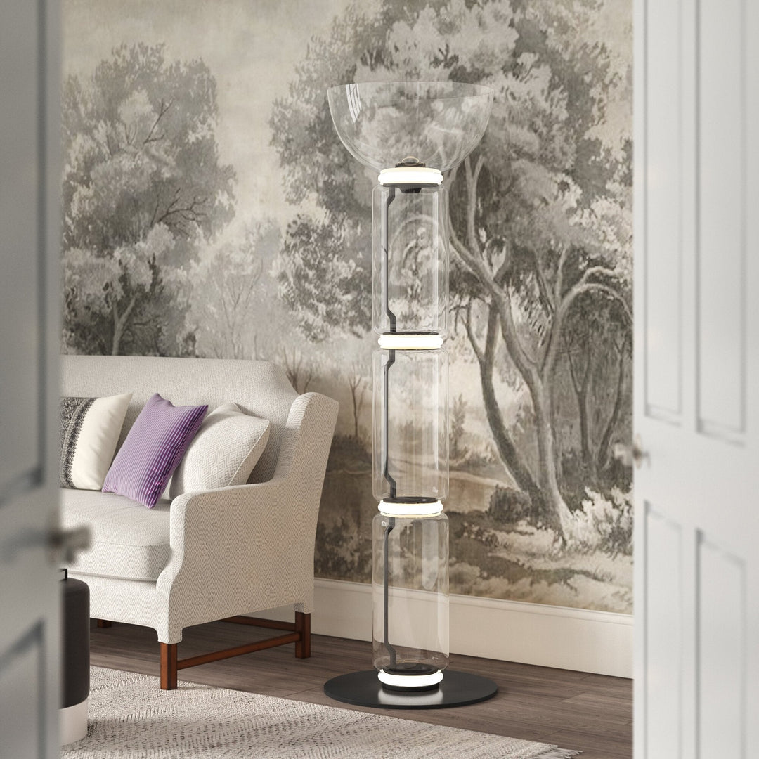 Bamboo Glass Floor Light, Floor Lamp, detail 70