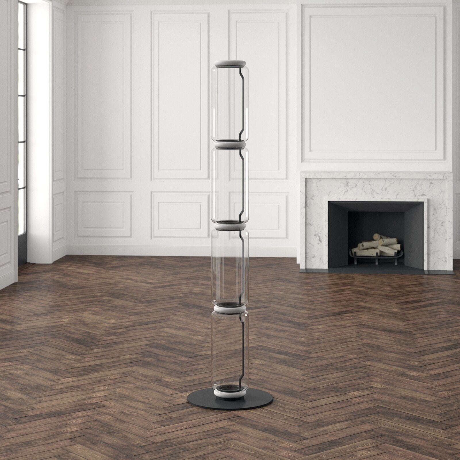Bamboo Glass Floor Light, Floor Lamp, detail 71