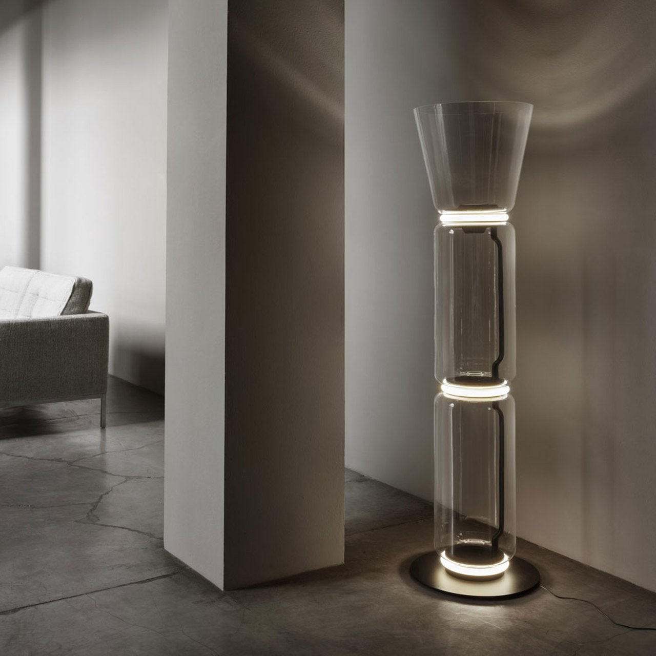Bamboo Glass Floor Light, Floor Lamp, detail 67