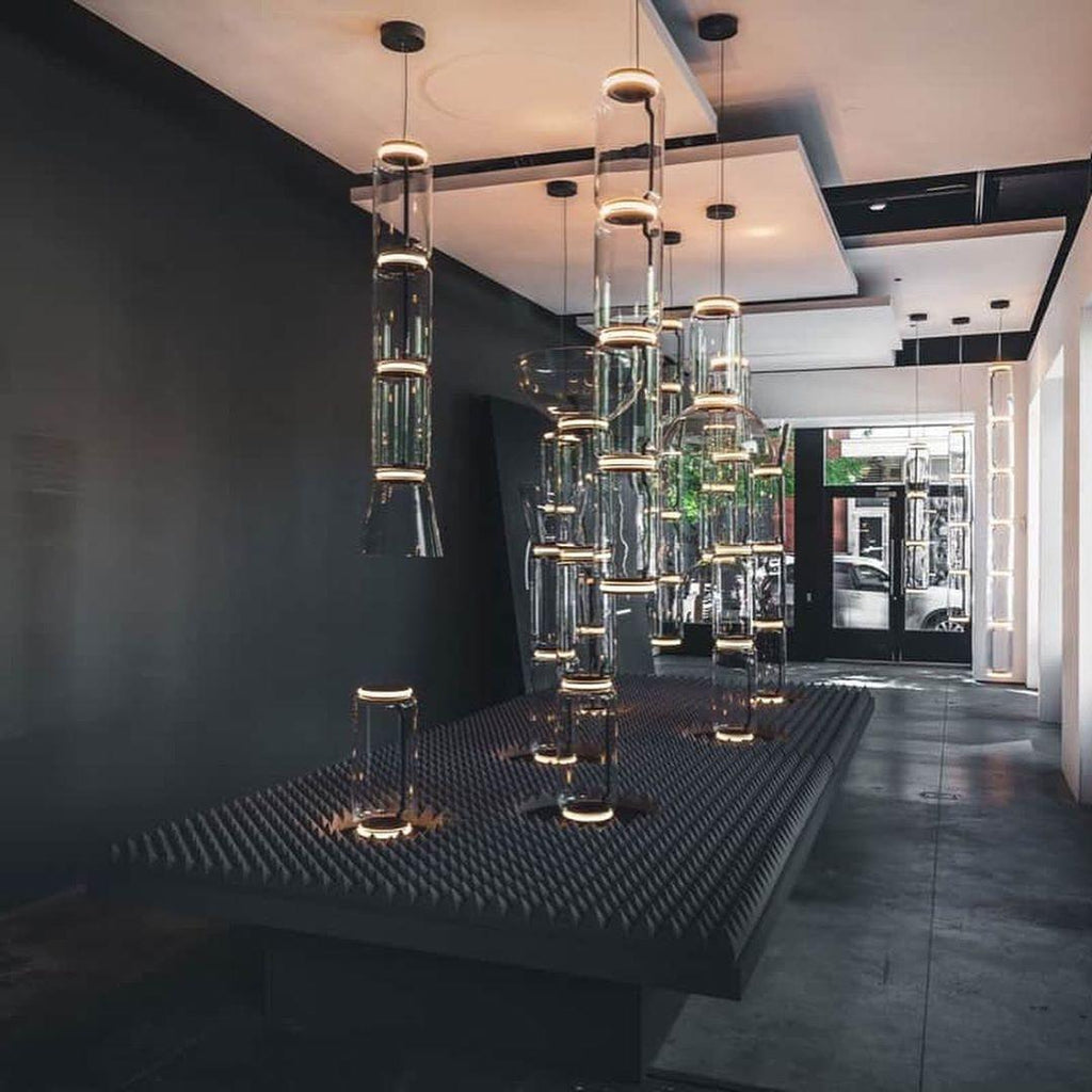 Bamboo Glass Floor Light, Floor Lamp, detail 39