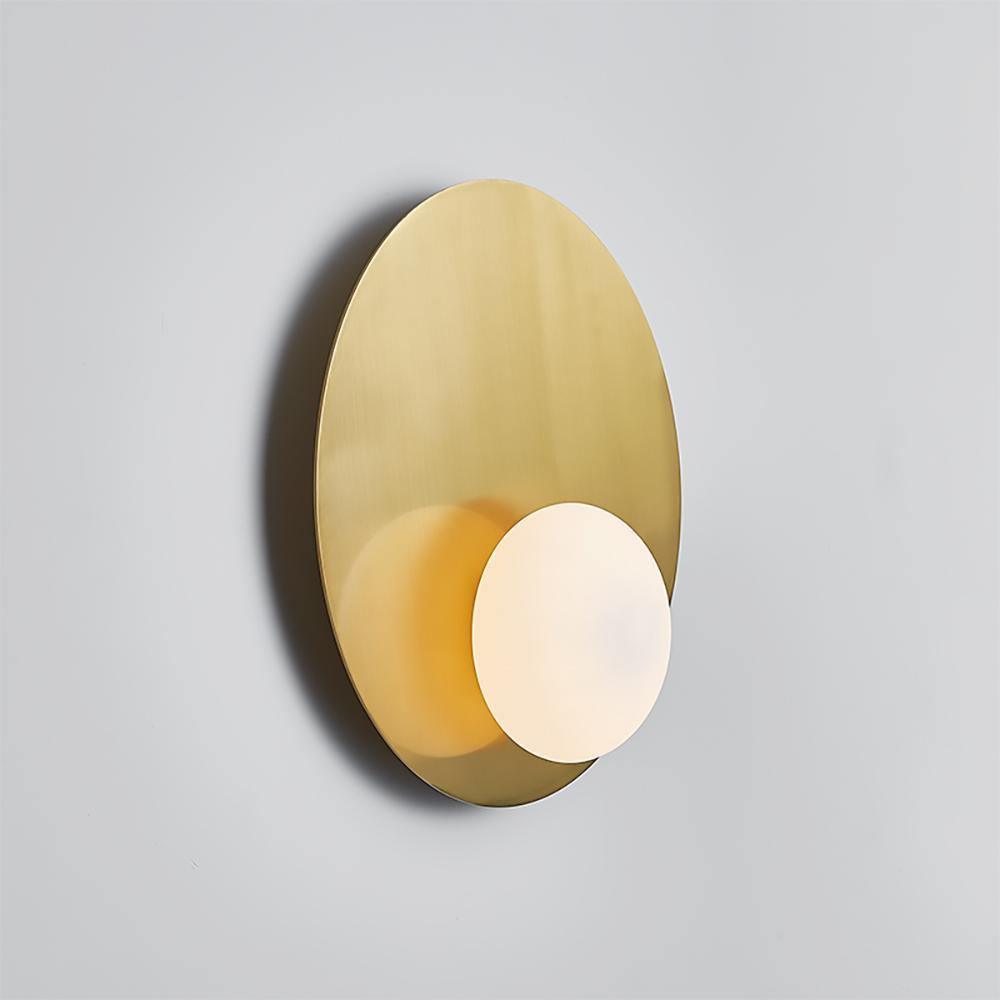 Nodes Angled Wall Light, Plug-In Wall Sconce, Metal, Dia 34cm x H 34cm