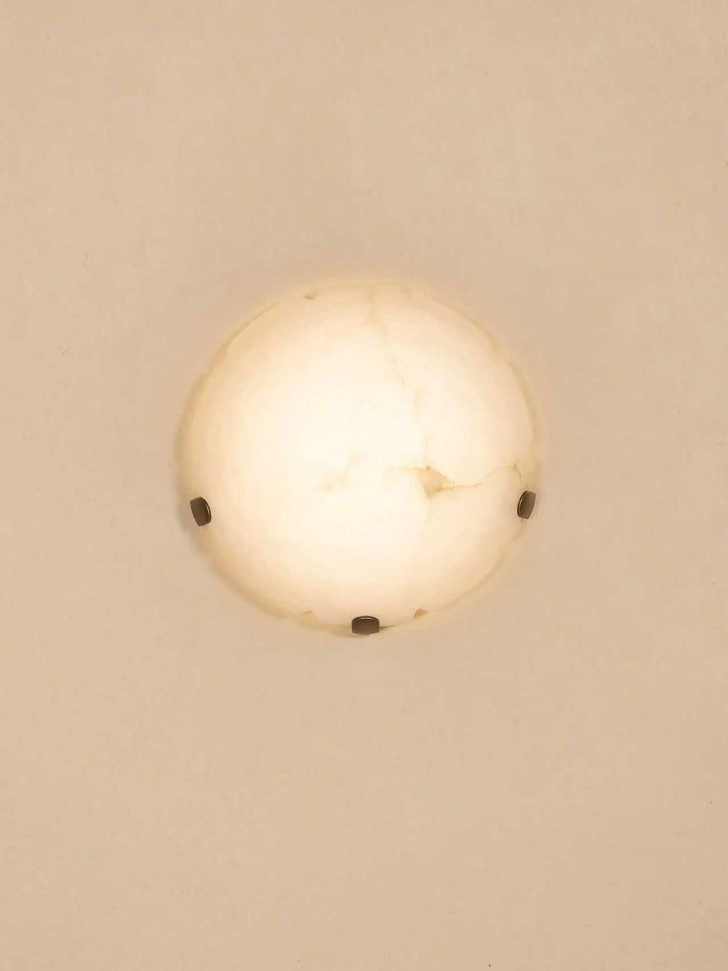 Noema Alabaster Wall Light, Hardwired Wall Sconce, detail 8