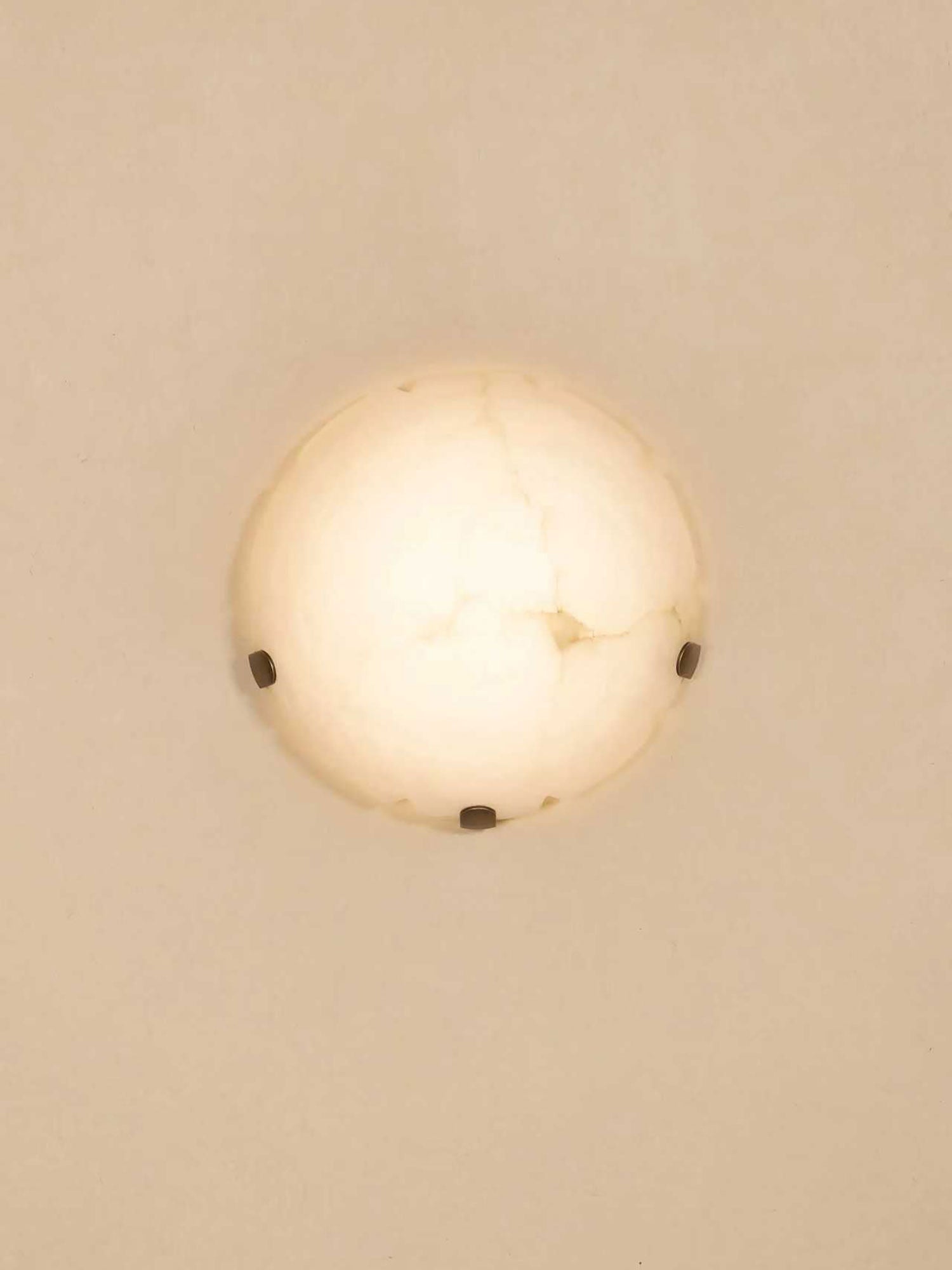 Noema Alabaster Wall Light, Hardwired Wall Sconce, detail 8