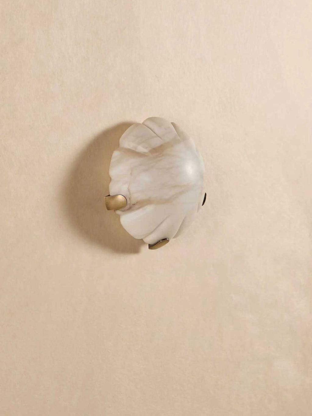 Noema Alabaster Wall Light, Hardwired Wall Sconce, detail 9