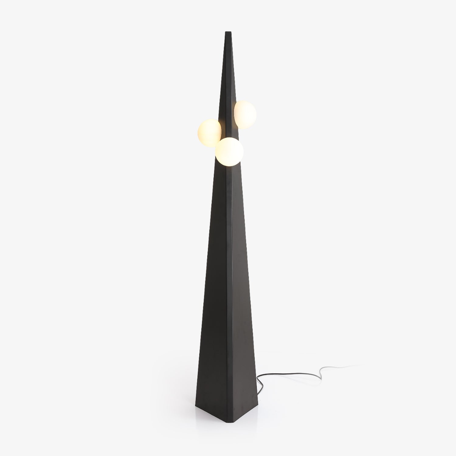 Noir Roy Floor Light, Floor Lamp, Iron, ∅ 11″ x H 63.8″