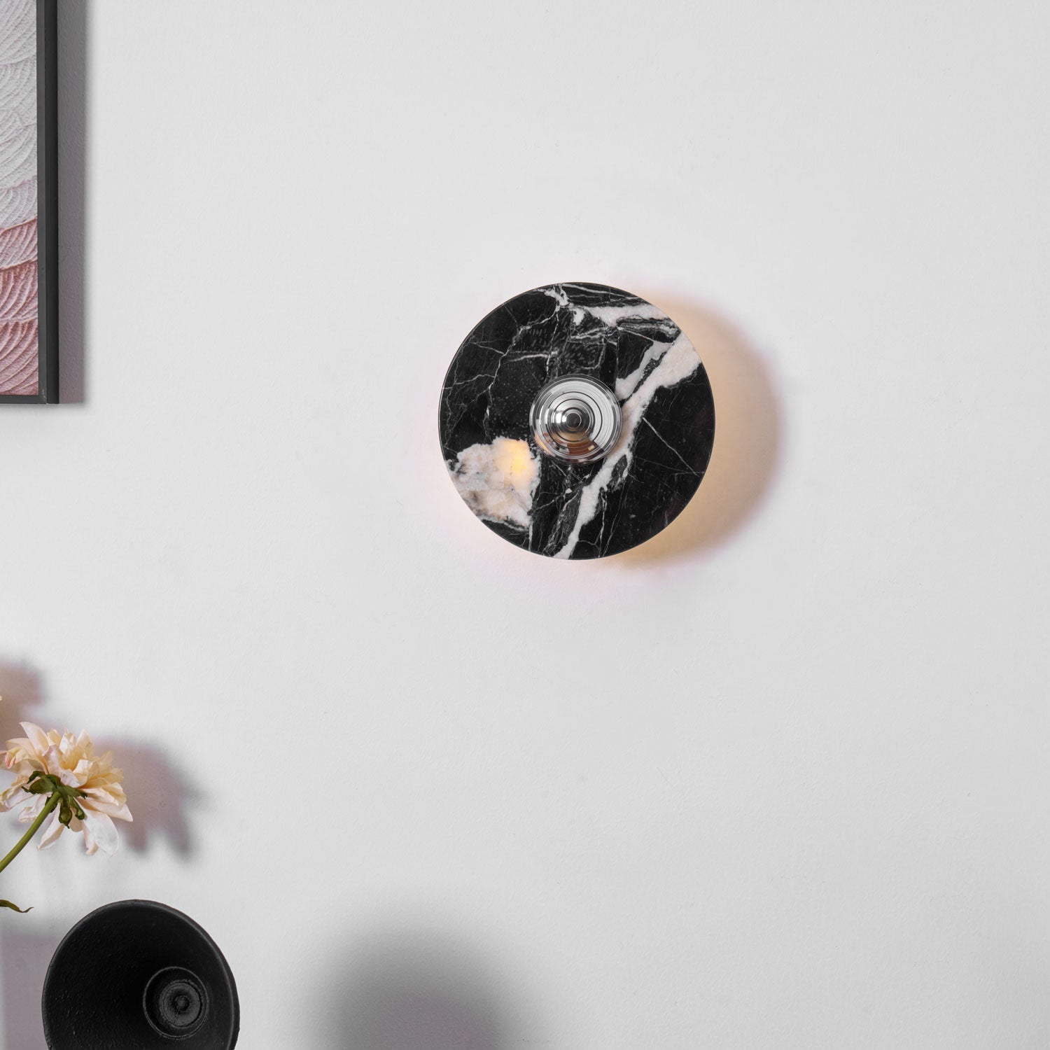 Noireon Wall Light, Hardwired Wall Sconce, detail 3