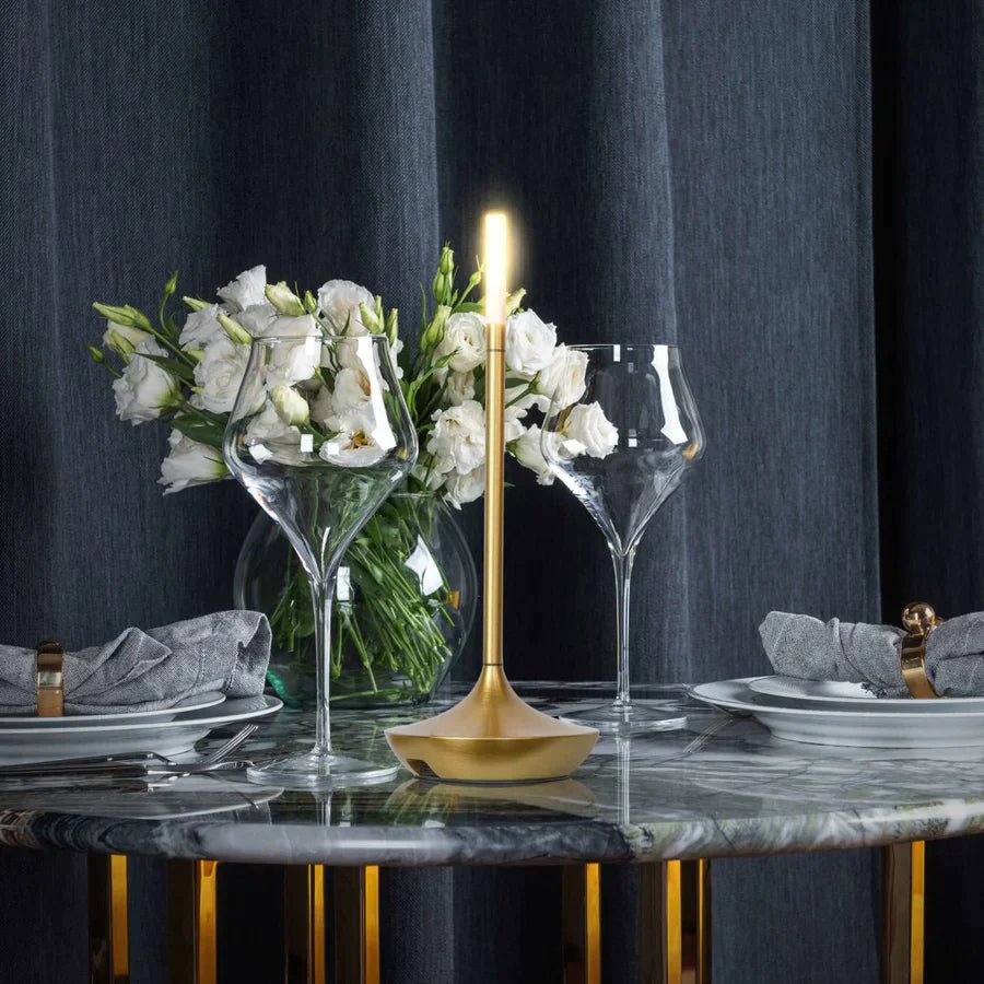 Nordic Candle Table Light 4.7", Bedside Table Lamp, detail 4