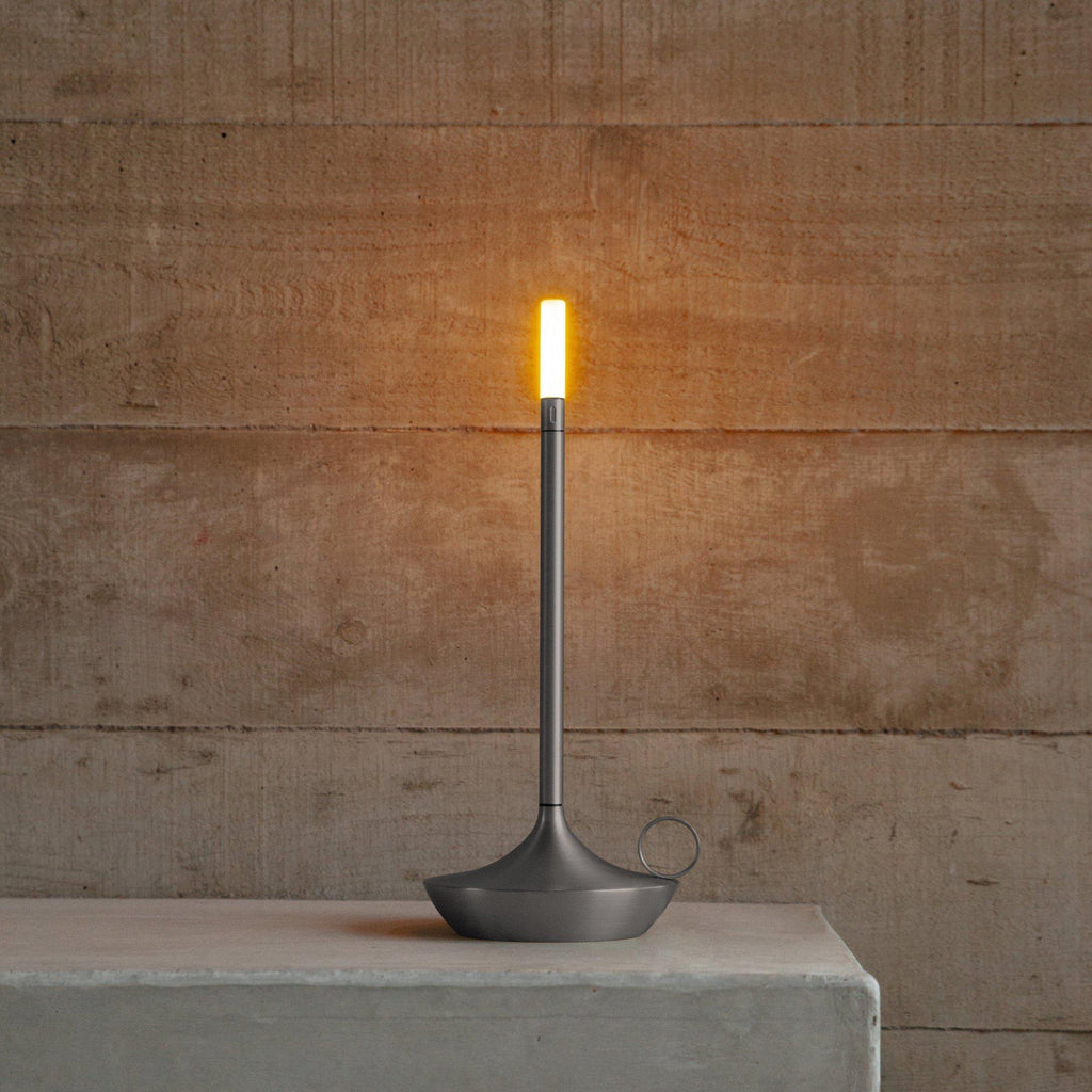 Nordic Candle Table Light 4.7", Bedside Table Lamp, detail 13