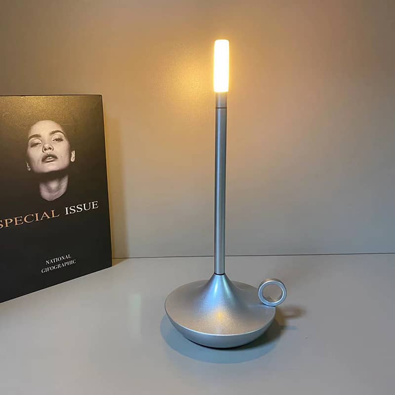 Nordic Candle Table Light 4.7", Bedside Table Lamp, detail 14