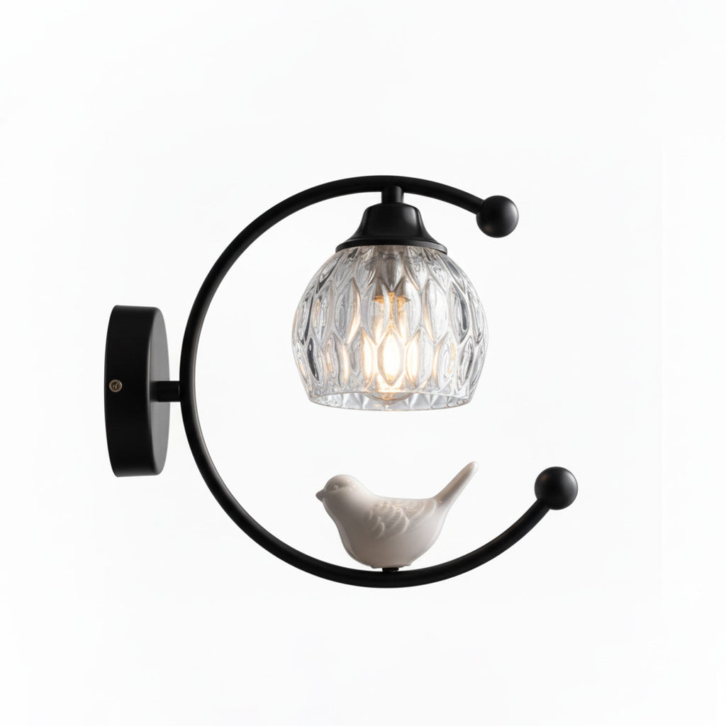 Nuvia Bird Wall Light, Hardwired Wall Sconce, detail 8