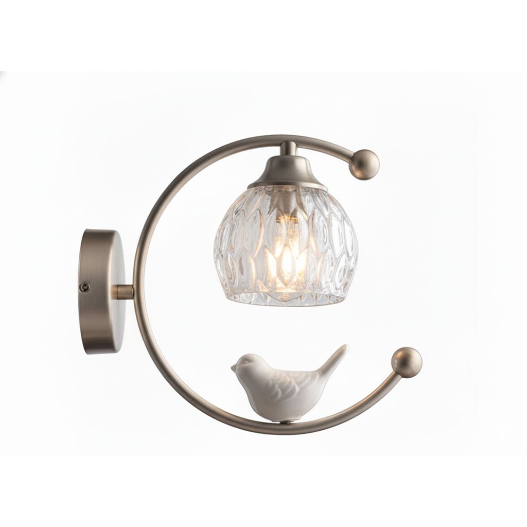 Nuvia Bird Wall Light, Hardwired Wall Sconce, detail 9