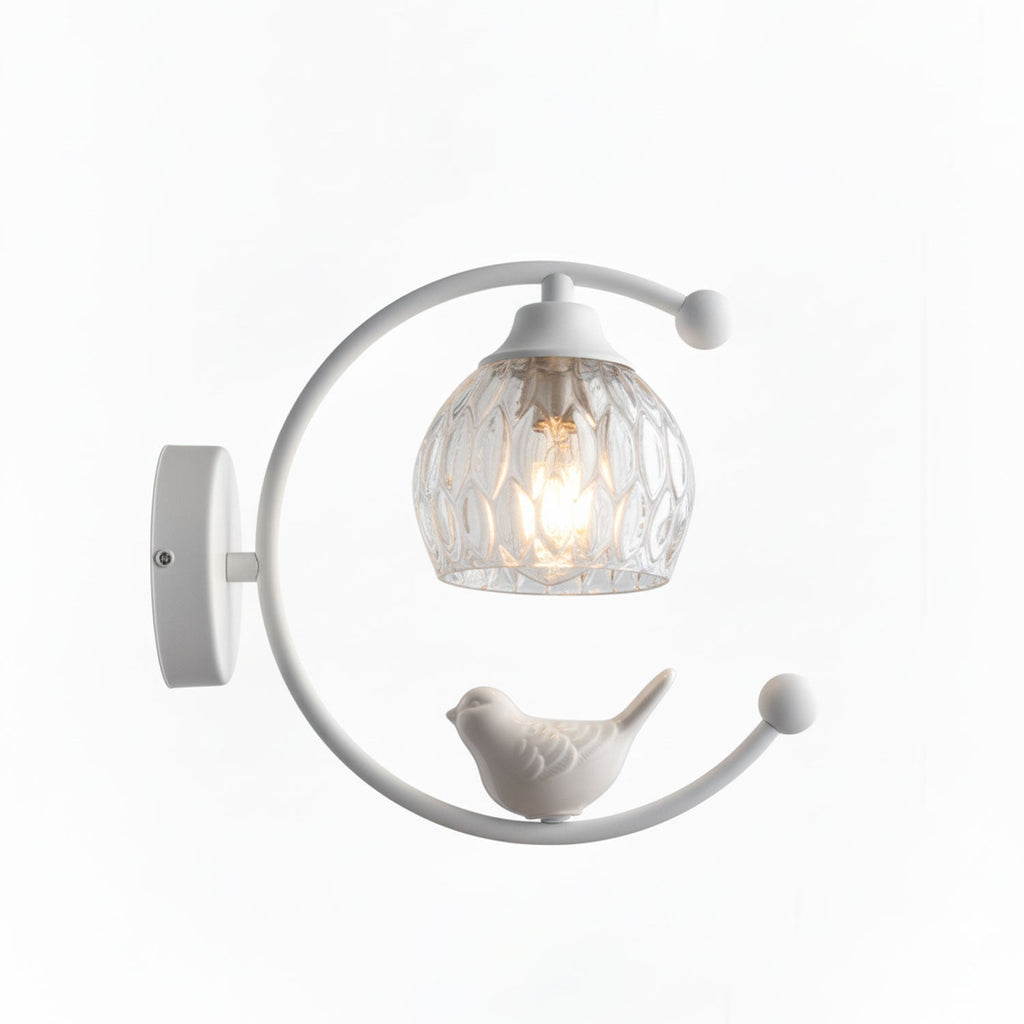 Nuvia Bird Wall Light, Hardwired Wall Sconce, detail 10
