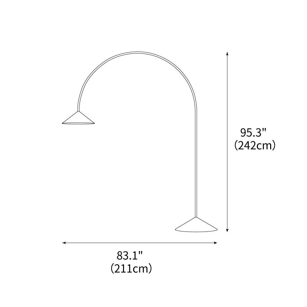 OUT Floor Light 83.1", Floor Lamp, detail 3