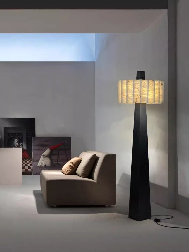 Obelisk Alabaster Floor Light, Floor Lamp, detail 7