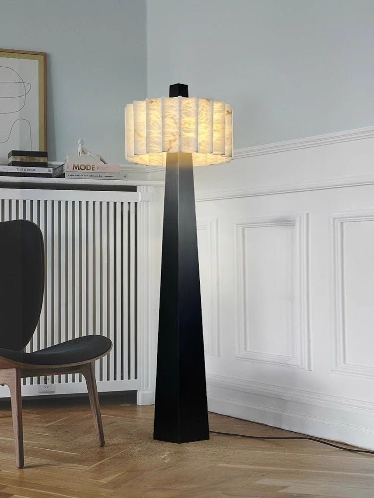 Obelisk Alabaster Floor Light, Floor Lamp, detail 8