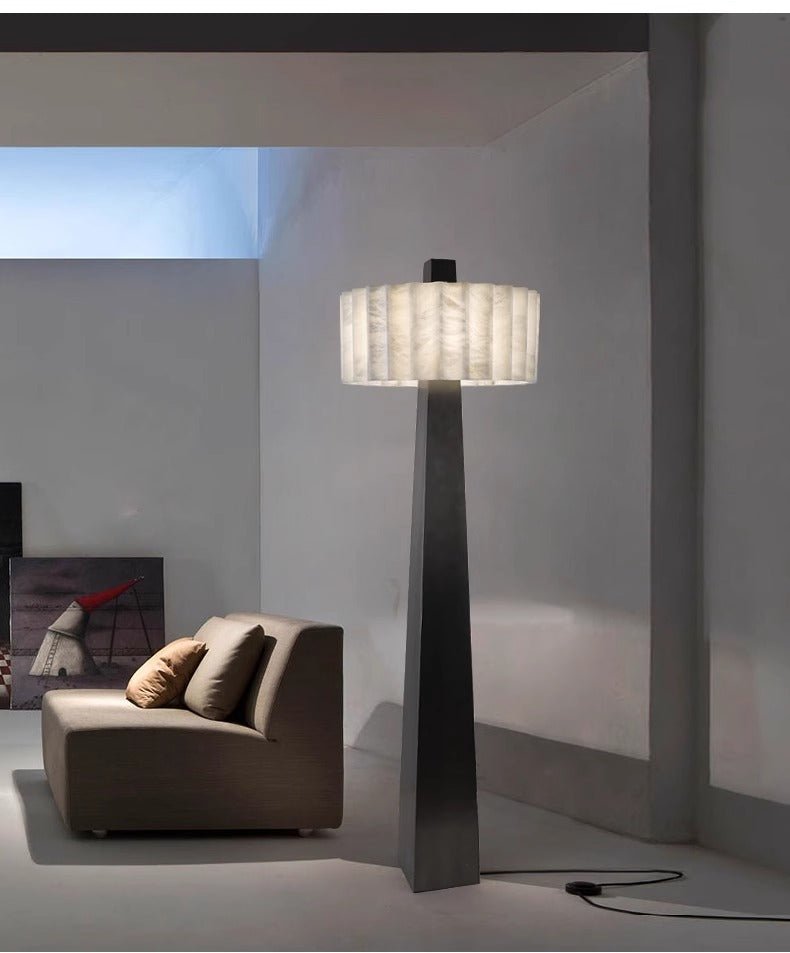 Obelisk Alabaster Floor Light, Floor Lamp, detail 9