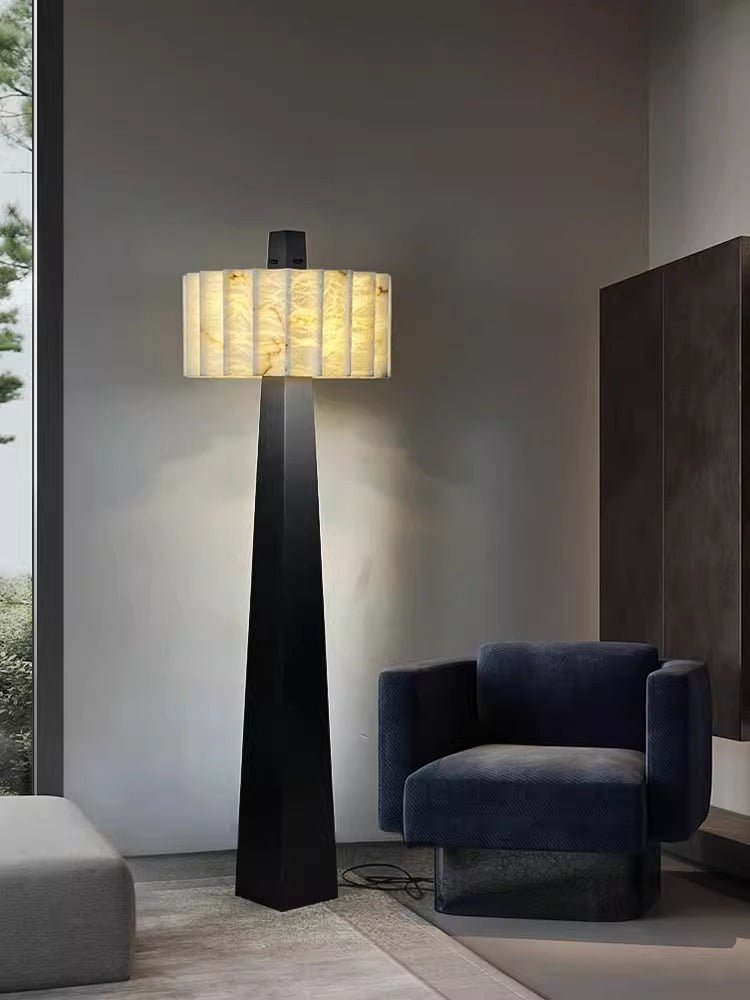 Obelisk Alabaster Floor Light, Floor Lamp, detail 11