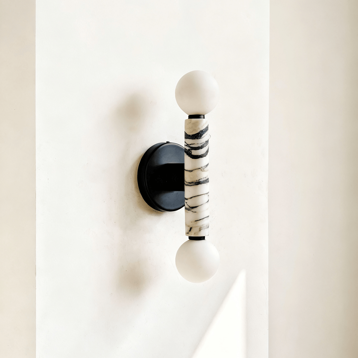 Obelisk Orb Wall Light, Hardwired Wall Sconce, detail 8