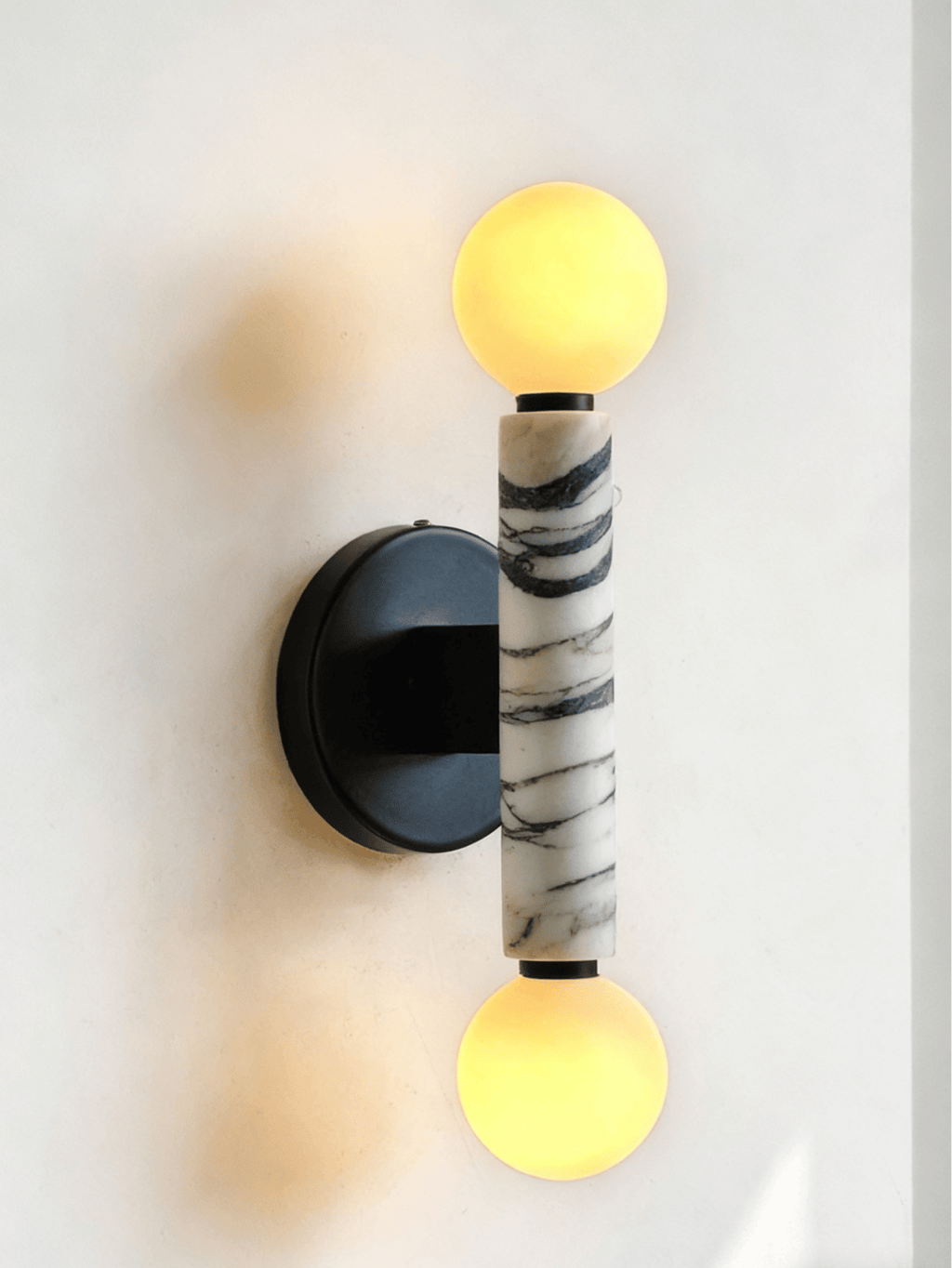 Obelisk Orb Wall Light, Hardwired Wall Sconce, detail 9