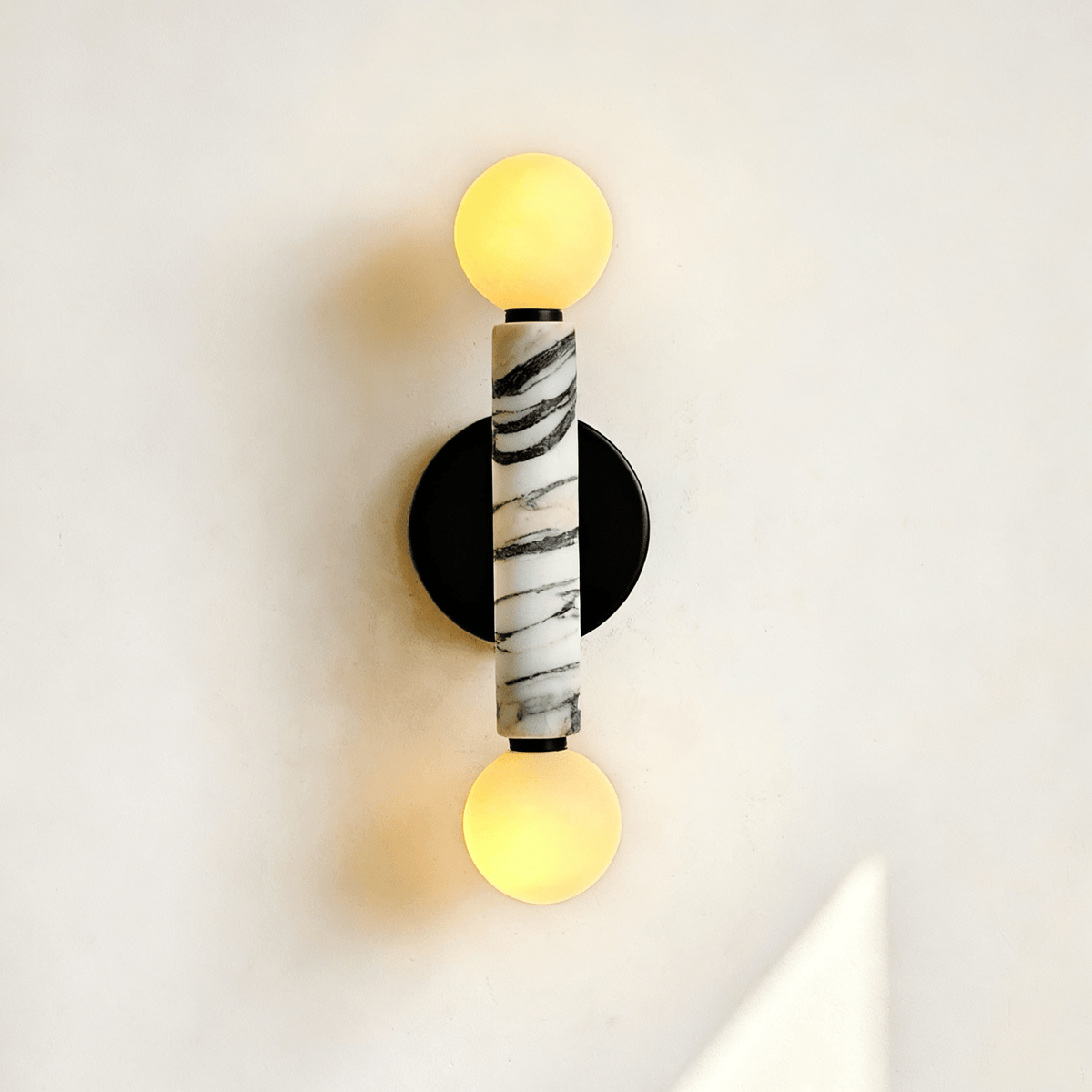 Obelisk Orb Wall Light, Hardwired Wall Sconce, detail 10