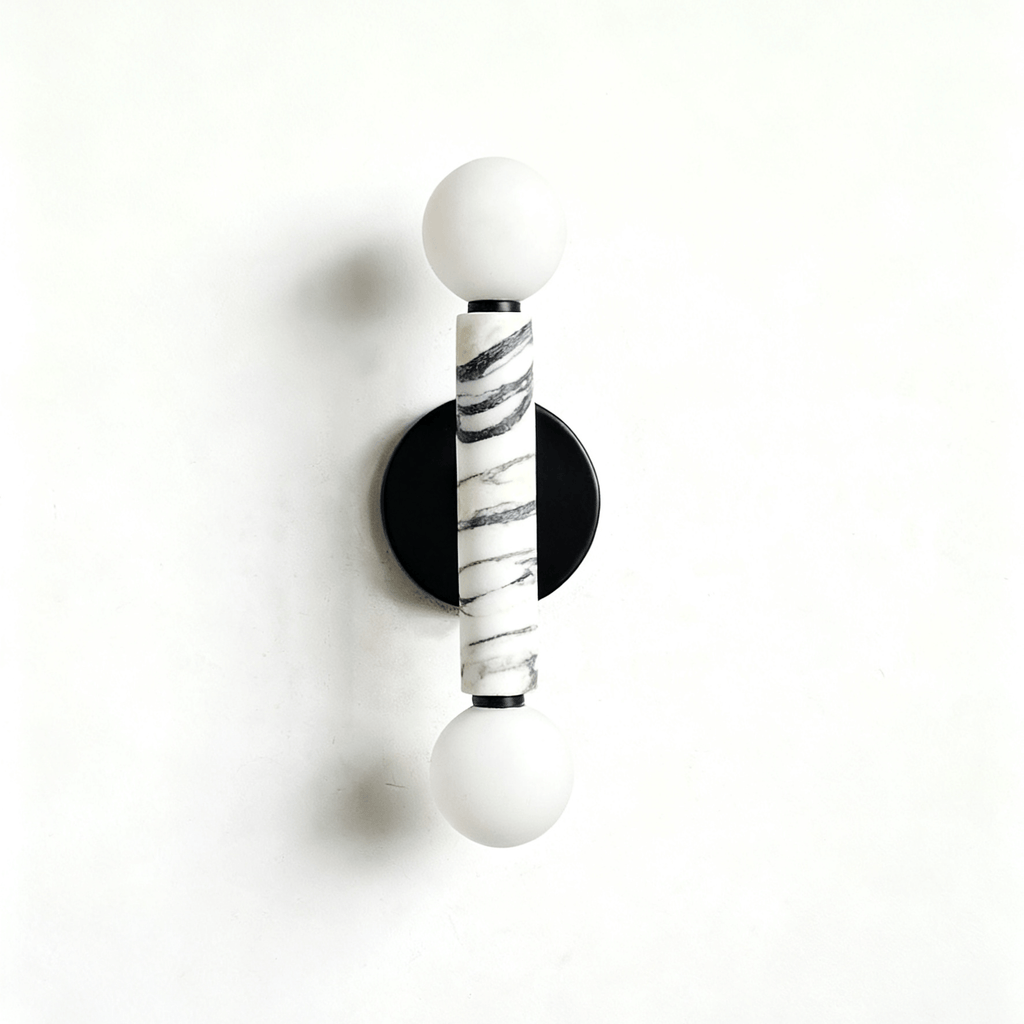 Obelisk Orb Wall Light, Hardwired Wall Sconce, detail 11