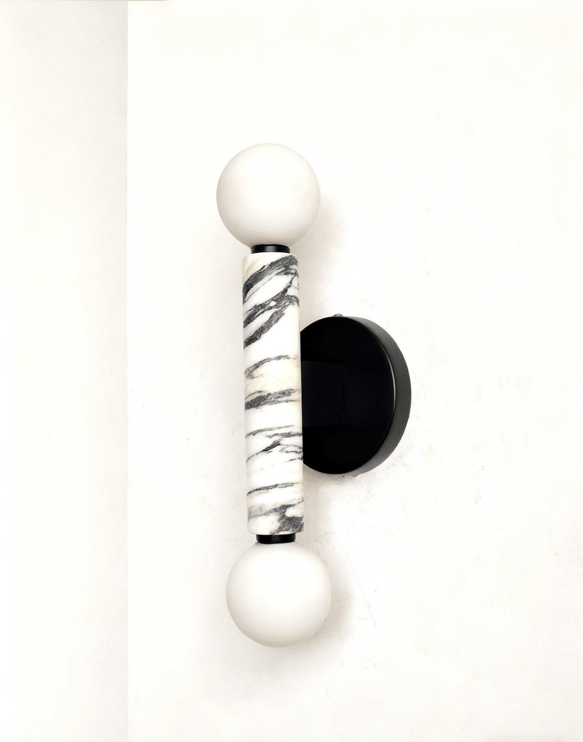 Obelisk Orb Wall Light, Hardwired Wall Sconce, detail 7