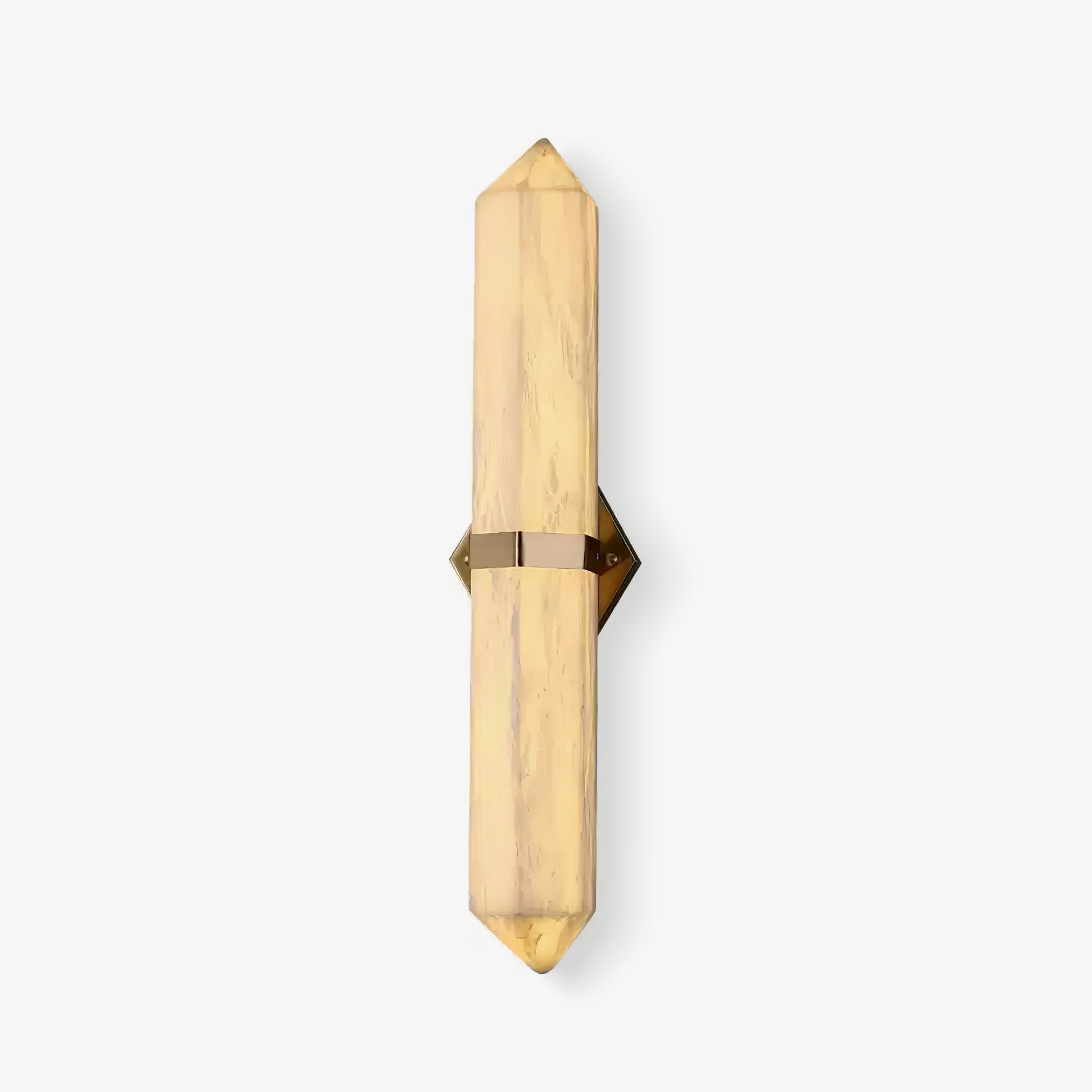Alabaster Obelisk Wall Light, Hardwired Wall Sconce, detail 19